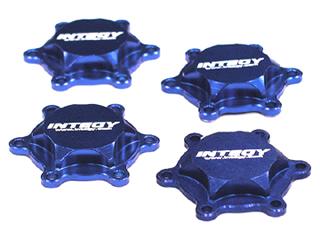 Integy Billet Machined Wheel Adapter Cap Ten-T (4) INTT8227BLUE