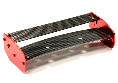 Integy Type III Carbon Fiber Adj. Rear Wing HPI Baja 5B/5B2.0 Red INTBAJ248RED