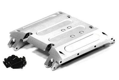 Integy Billet Machined Tube Frame Skid Plate Axial Wraith Silver INTC24155SILVER