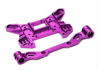 Integy Rear Shock Tower 1/8 Apache C1 Flux Desert Purple INTC24647PURPLE