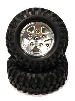 Integy S5 Spoke Off-Road 1.9 Wheel w/All Terrain INTC24458SILVER