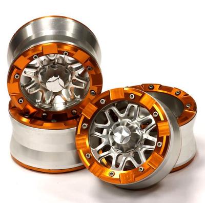 Integy Alloy Dual 8-Spoke Beadlock Whl Wraith (4) INTC24326ORANGE