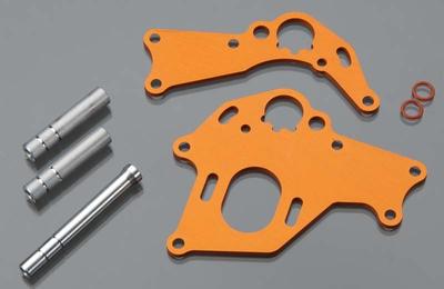 HPI Motor Mount Set Left/Right Orange HPI106838