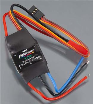 FlightPower 12A Brushless ESC w/BEC 2-3S LiPo FPWFTC12A3SB