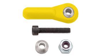 Dubro Heavy Duty Ball Link 4-40 w/Hardware Yellow (2) DUB2262-Y