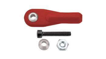 Dubro Swivel Ball Link 4-40 w/Hardware Red (2) DUB2161-R