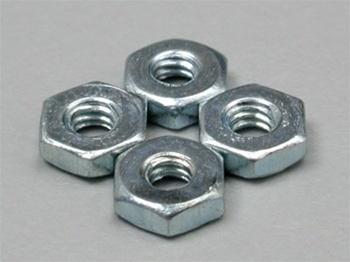 Dubro Steel Hex Nuts 2-56 (4) DUB560