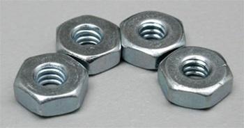 Dubro Steel Hex Nuts 4-40 (4) DUB561