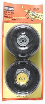 Dubro 1/3 Lightweight J-3 Cub Wheels (2) DUB558TLC