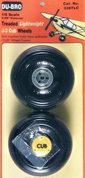 Dubro 1/5 Lightweight J-3 Cub Wheels (2) DUB338TLC