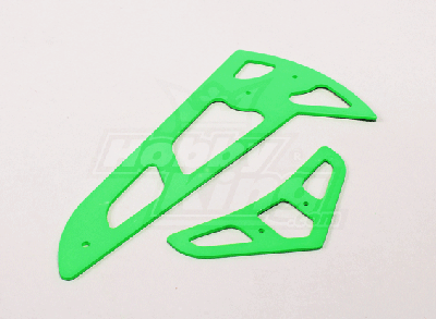 Neon Green Fiberglass Horizontal/Vertical Fins Trex 600 ESP