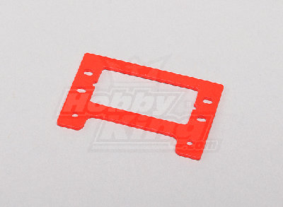 Neon Red Fiberglass Tail Servo Mount Trex 500