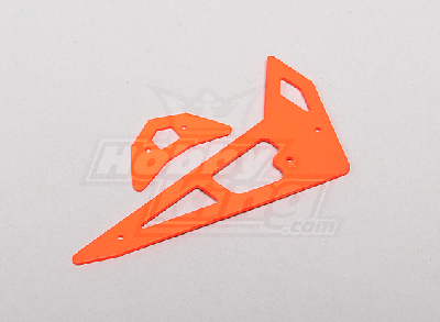 Neon Orange Fiberglass Horizontal/Vertical Fins Trex 250