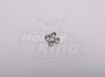 HK-250GT Ball Bearing 4 x 2 x 1.5mm (4pcs/set)