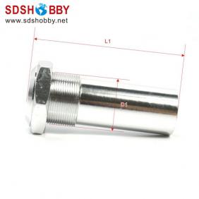 Side Exhaust Pipe L50mm/D18mm for RC Boat