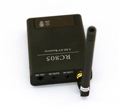 FPV 5.8G A/V Receiver (RX) W/Channel Number Display RC805 | RP-SMA, jack