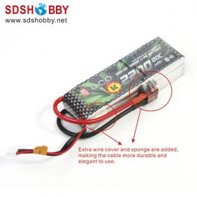 Gens ACE New Design High Quality 2200mAh 20C 3S 11.1V Lipo Battery with T Plug