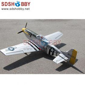 P51 Mustang with Retract Landing Gear EPO Almost Ready to Fly Brushless version (W/O Remote Control and Battery and Charger)