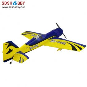 SU-26M Brushless EPO/Foam Electric Airplane RTF with 2.4G Right Hand Throttle Blue Color