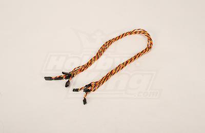 Twisted 60CM Servo Lead Extention (JR) 22AWG (5pcs/bag)