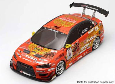 Yokomo 1/10th Drift Body Yuke's Cusco Lancer EVO X Clear Body Set