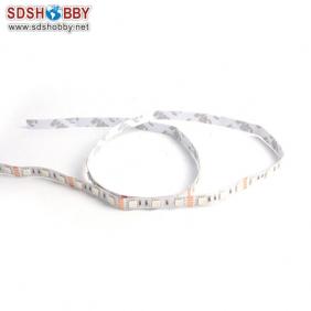 Red 1 Meter Super Bright Waterproof LED Night Strip Light/ LED Strap Light/ LED Light Bar 12V with 3M Adhesive Patch