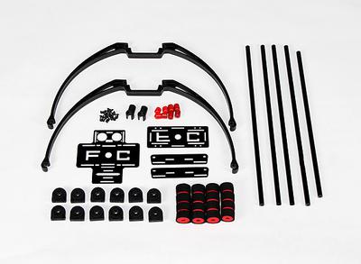 Multifunction Care-Free High Crab FPV Landing Gear Set (Black)