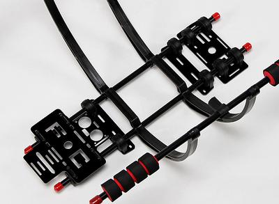 Multifunction Care-Free High Crab FPV Landing Gear Set (Black)