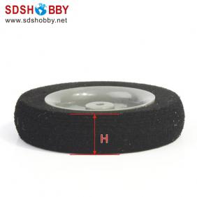 Super Light RC Airplane Sponge Wheel Φ30 x H7mm