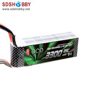 Gens ACE New Design High Quality 3300mAh 25C 3S 11.1V Lipo Battery with T Plug