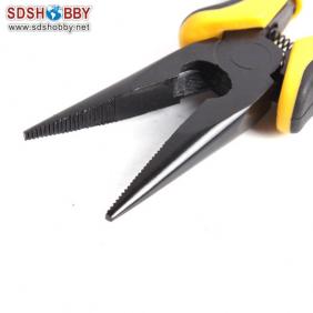 Mini Tool Steel Needle-nose Plier /Pointed Plier/Long-nose Plier with Rubber Handle