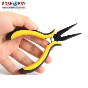 Mini Tool Steel Needle-nose Plier /Pointed Plier/Long-nose Plier with Rubber Handle