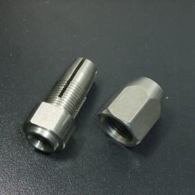 Collet Length=32mm Dia-A=M1/4-28 Dia-B=4mm