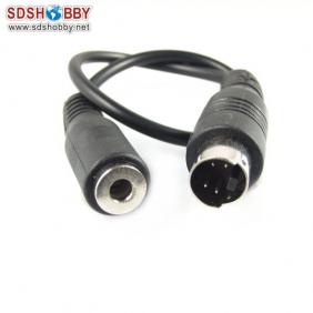 Mini Round Simulator Cable with JR Plug