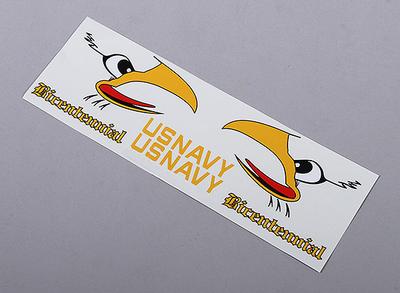 US Navy Tail Self Adhesive Decal - Bicentennial (suit 70mm/90mm EDF)