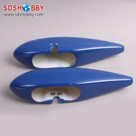 Wheel Pants for Extra330sc 30CC RC Gasoline Airplane (Blue/ White) for AG341-A