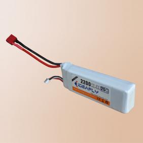 IDEAFLY 11.1V 2200MAH 25C LiPo Battery (Grade A cells) with T plug for RC Model