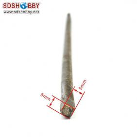 Flexible Axle (Both Square) Positive Dia. =φ6.35 Side=5X5mm Length=365mm for RC Model Boat