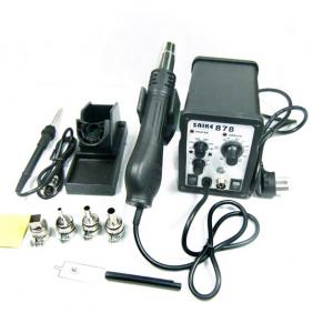 SK878 Hot Air Gun 2 IN 1 REWORK STATION Soldering IRON