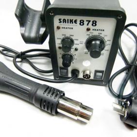 SK878 Hot Air Gun 2 IN 1 REWORK STATION Soldering IRON