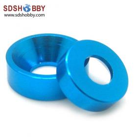 10PCS M4 Aluminum Alloy Counter-Sunk Screw Gasket Washer (Multicolor)