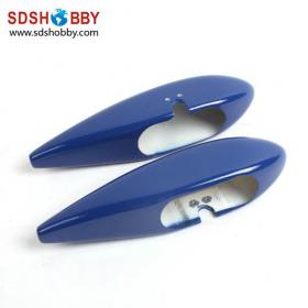 Wheel Pants for Slick 540 30-35cc RC Gasoline Airplane (with winglets) Blue/ White Color (for AG342-B)