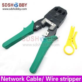 Network Cable Clamp/ Wire Stripper/ Wire Crimpers/ Electrical Crimper for Computer Phone Multipurpose