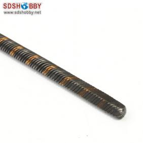 Flexible Axle (Both Square) Positive Dia. =φ6.35 Side=5X5mm Length=390mm for RC Model Boat