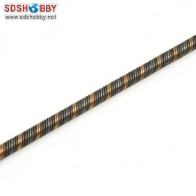 Flexible Axle (Both Square) Positive Dia. =φ6.35 Side=5X5mm Length=390mm for RC Model Boat