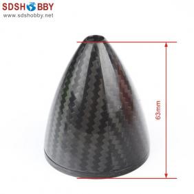 RC Model 2″ （50.8mm） Carbon Fiber Spinner with Carbon Fiber Back plate 3K Surface Processing