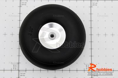 Î¦89x H32 x Î¦5mm Aluminium Landing Wheel &amp; Plastic Tyre