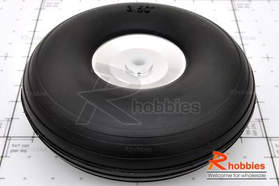 Î¦89x H32 x Î¦5mm Aluminium Landing Wheel &amp; Plastic Tyre