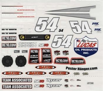 Associated Readylift Decal Sheet SC10 ASC9849