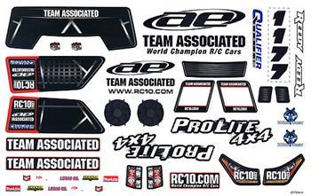 Associated Prolite Decal Sheet ASC7169